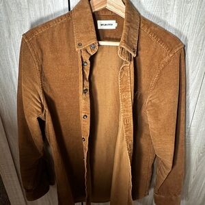 Taylor Stitch Brown Corduroy Button Down Shirt